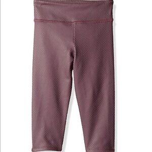 NWT Kids Onzie Yoga Girls Yoga Capri Pants Purple